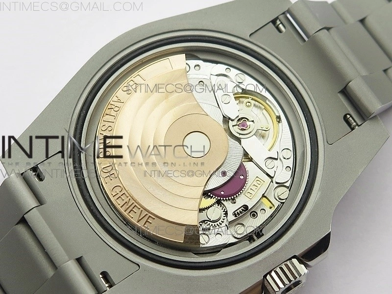 The Rough Matt Carbon Sandblast SS GMF Best Edition Carbon Dial on SS Bracelet SA3130