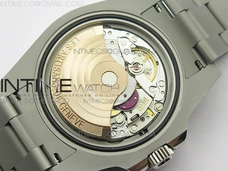 The Rough Matt Carbon Sandblast SS GMF Best Edition Carbon Dial on SS Bracelet SA3130