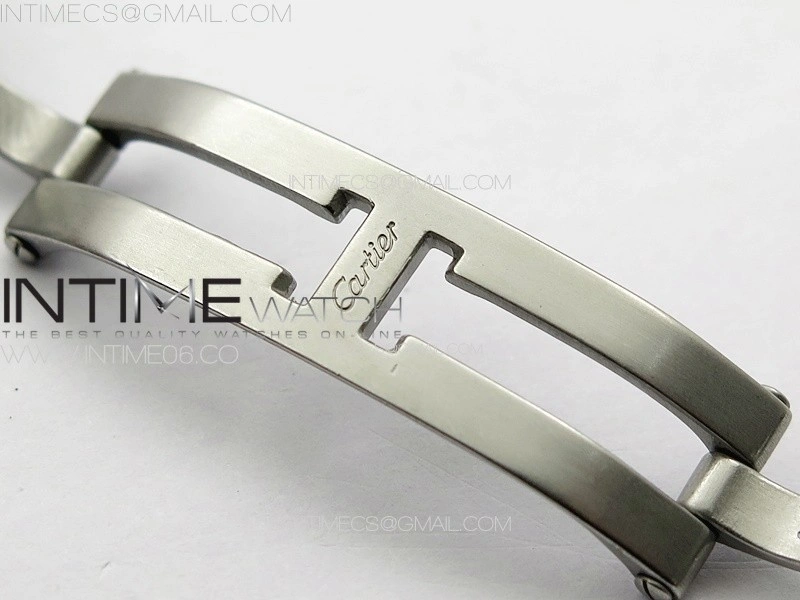 Tank Louis Ladies 25mm SS 8848F 1:1 Best Edition White Dial on SS Bracelet Ronda Quartz