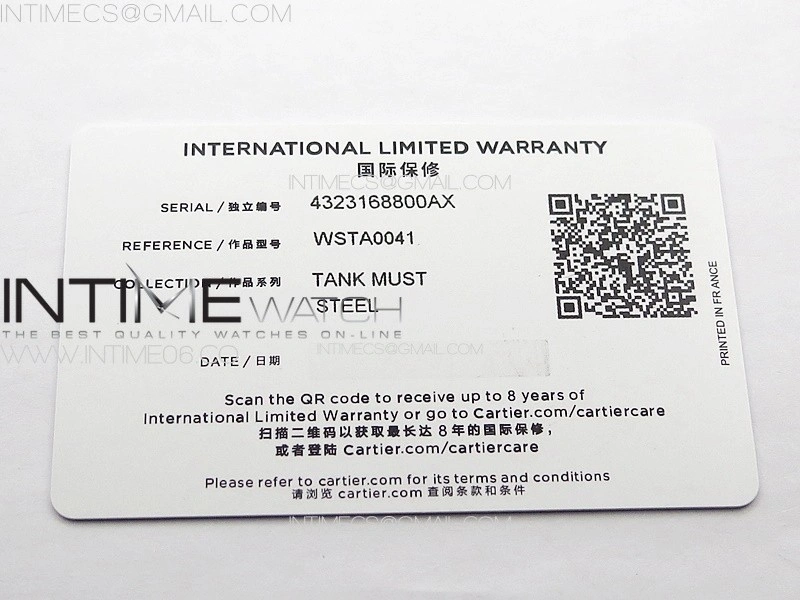 Tank Louis Ladies 25mm SS 8848F 1:1 Best Edition White Dial on SS Bracelet Ronda Quartz