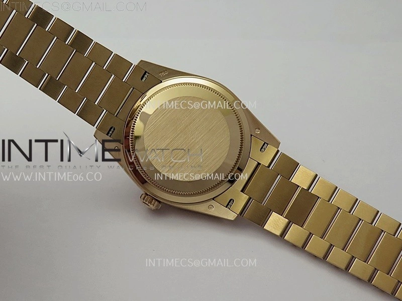 Daydate 128235 36mm Colour Jigsaw Puzzle RG QHF Best Edition Orange Dial on RG President Bracelet A2834