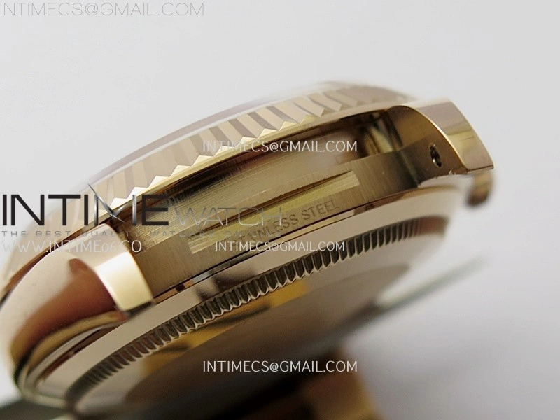 Daydate 128235 36mm Colour Jigsaw Puzzle RG QHF Best Edition Orange Dial on RG President Bracelet A2834