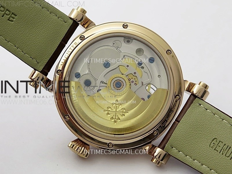 Classic Tourbillon RG Diamonds Bezel AXF White Textured Dial On Black Leather Strap EQ5210