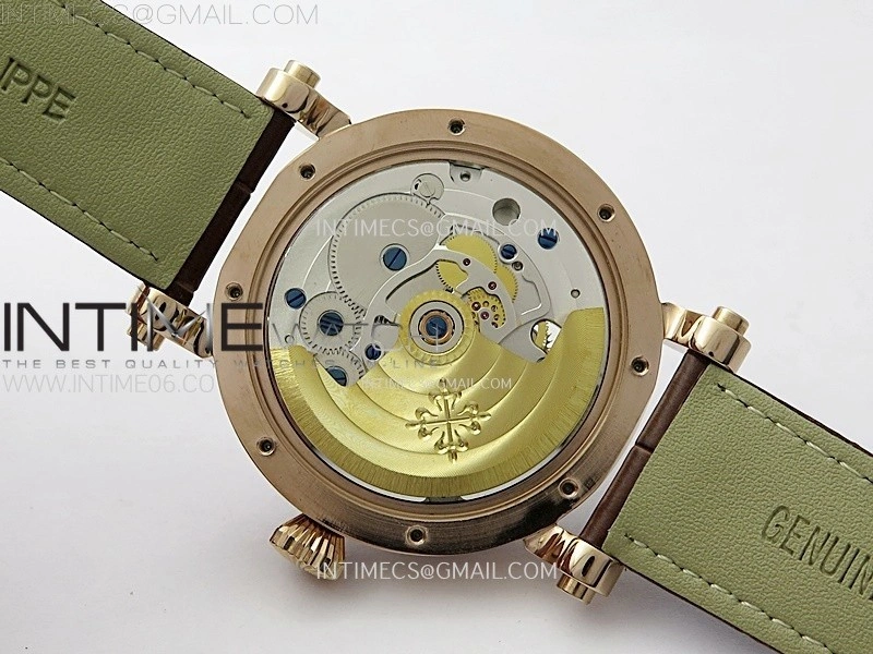 Classic Tourbillon RG Diamonds Bezel AXF White Textured Dial On Black Leather Strap EQ5210