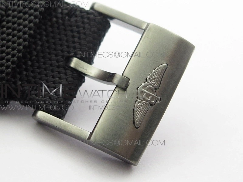 AVENGER Boutique Edition V17310 Ti DLC 1:1 Best Edition Black CF Dial on Nylon Strap A2824