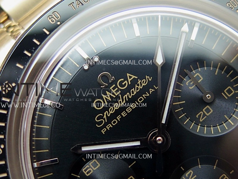 Speedmaster Professional RG N1F Best Edition Brown Dial On RG Bracelet Asian 3861