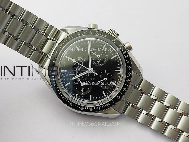 Speedmaster Professional SS N1F Best Edition Black Dial On SS Bracelet Asian 3861