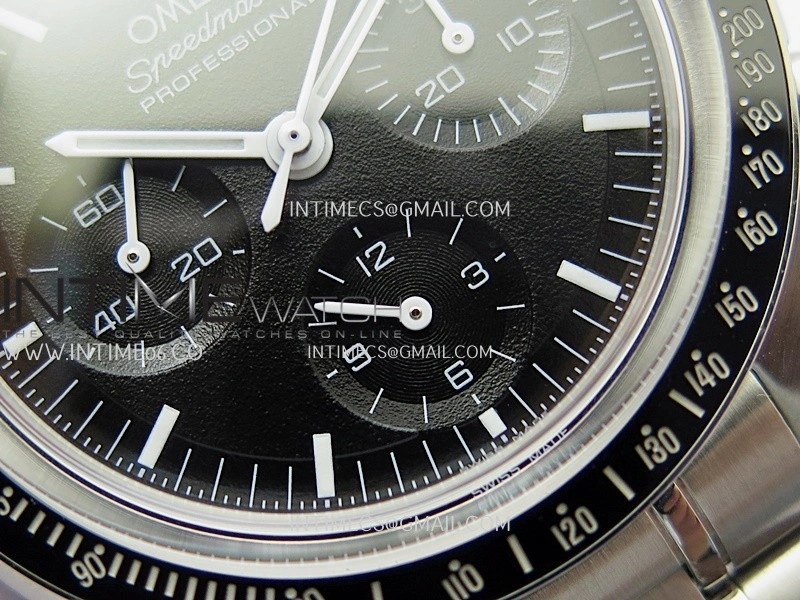Speedmaster Professional SS N1F Best Edition Black Dial On SS Bracelet Asian 3861