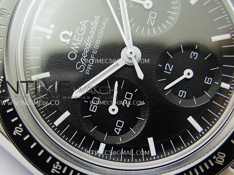 Speedmaster Professional SS N1F Best Edition Black Dial On SS Bracelet Asian 3861