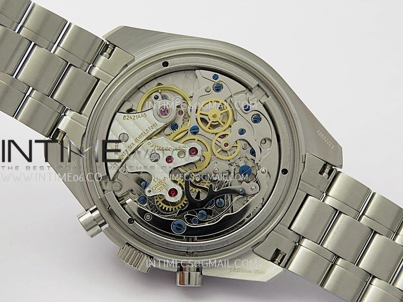 Speedmaster Professional SS N1F Best Edition Black Dial On SS Bracelet Asian 3861