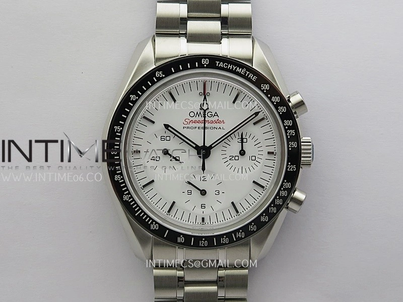Speedmaster Professional SS N1F Best Edition White Dial On SS Bracelet Asian 3861