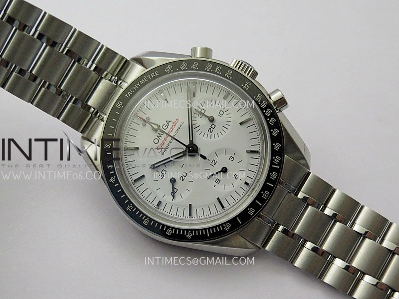 Speedmaster Professional SS N1F Best Edition White Dial On SS Bracelet Asian 3861