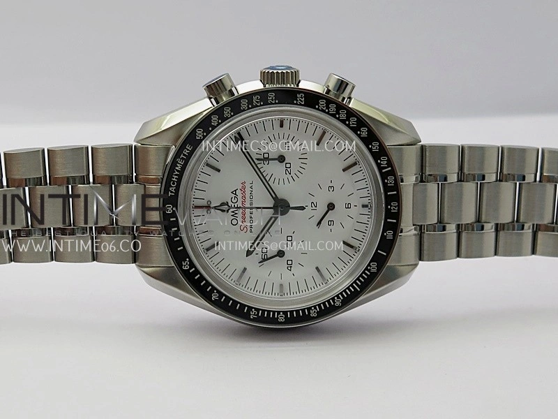 Speedmaster Professional SS N1F Best Edition White Dial On SS Bracelet Asian 3861