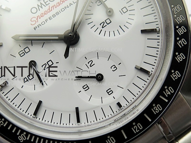 Speedmaster Professional SS N1F Best Edition White Dial On SS Bracelet Asian 3861