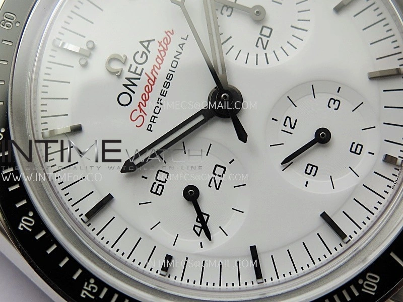 Speedmaster Professional SS N1F Best Edition White Dial On SS Bracelet Asian 3861