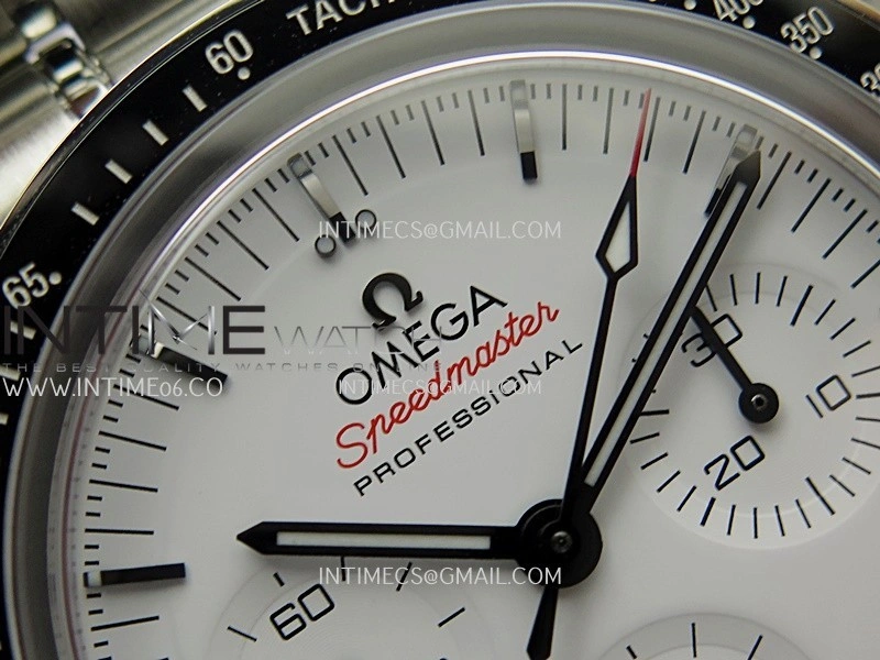 Speedmaster Professional SS N1F Best Edition White Dial On SS Bracelet Asian 3861