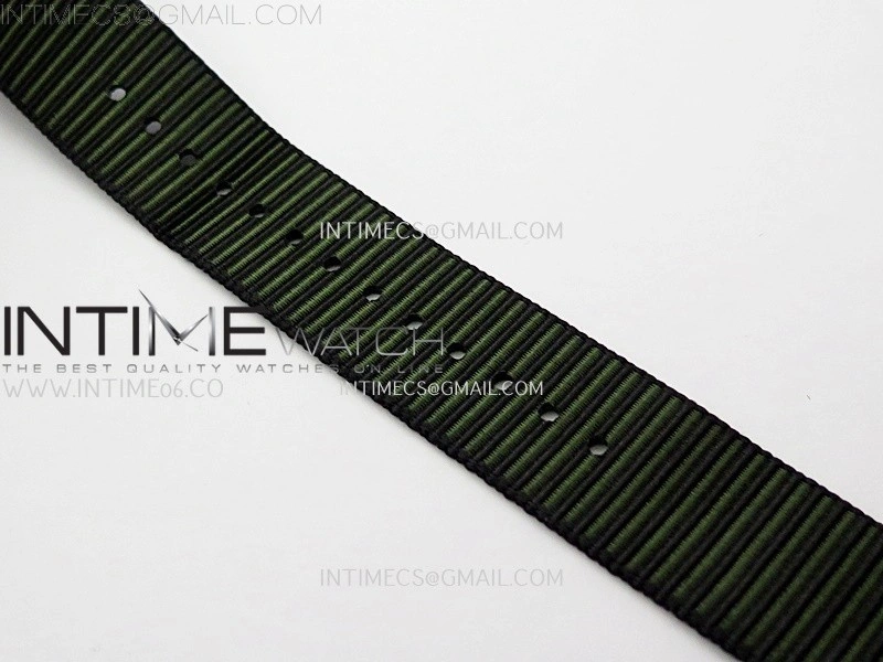 SuperOcean Automatic 46mm TF 1:1 Best Edition Green Dial on Black Nylon Strap A2824