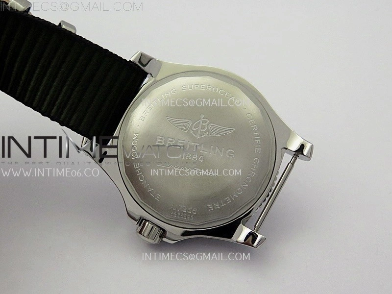 SuperOcean Automatic 46mm TF 1:1 Best Edition Green Dial on Black Nylon Strap A2824