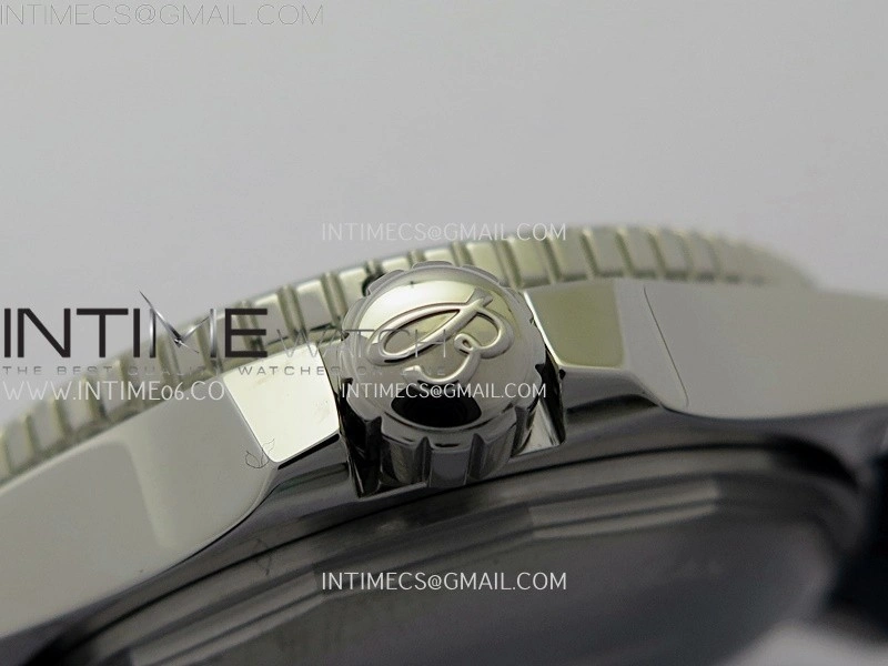 SuperOcean Automatic 46mm TF 1:1 Best Edition White Dial on Blue Rubber Strap A2824