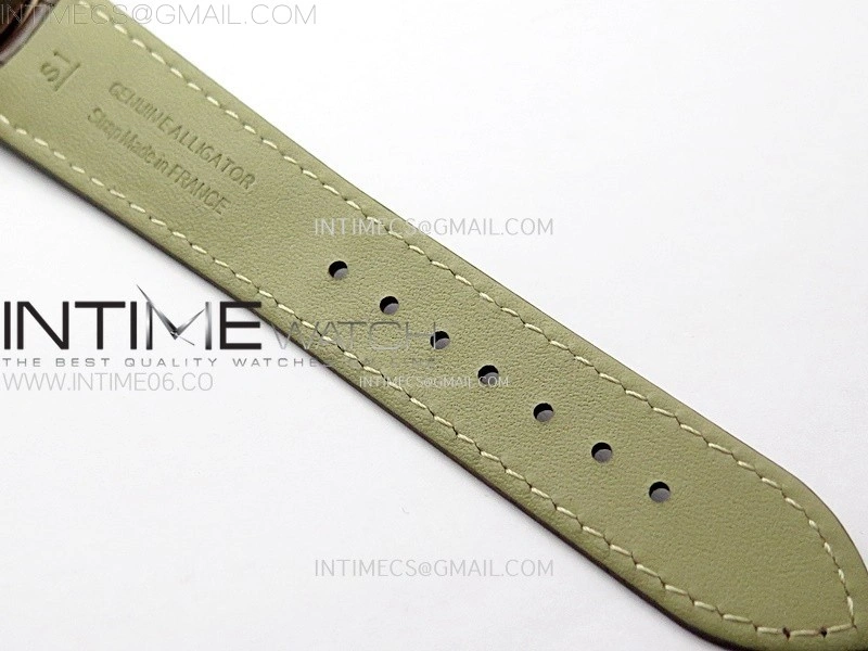 Master Ultra Thin Perpetual Calendar RG J Factory Best Edition Cream Dial on Brown Leather Strap A868