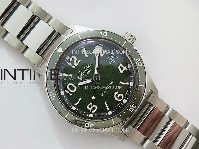 Spezialist SeaQ 39mm SS RXW 1:1 Best Edition Green Dial On SS Bracelet Swiss SW200