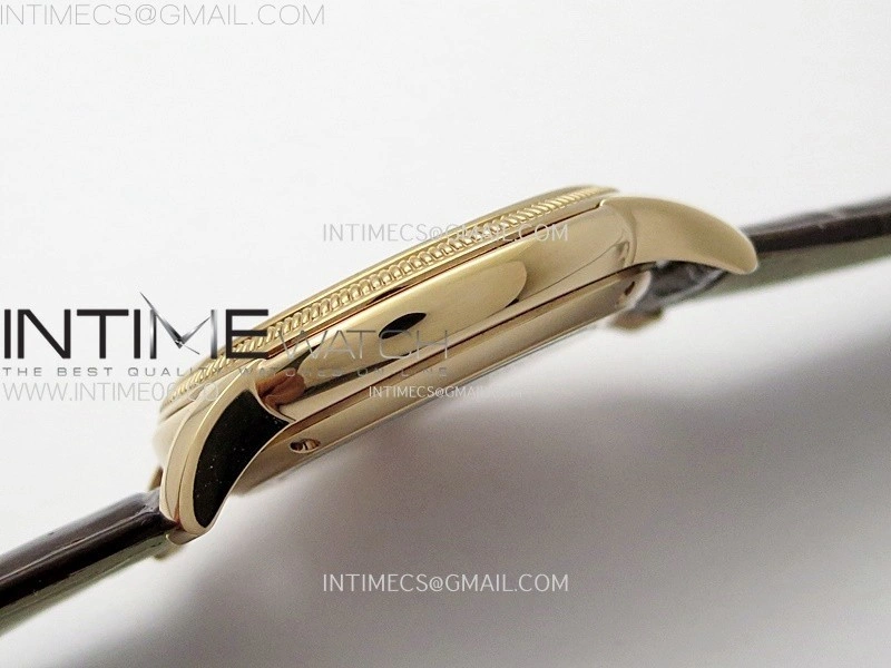 Tonda pf RG VRF Best Eidtion Ivory Dial Rose Gold Handset on Brown Leather Strap PF331