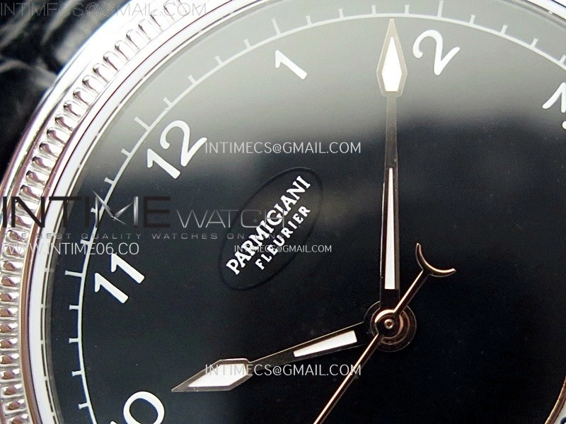 Tonda pf SS VRF Best Eidtion Black Dial Rose Gold Handset on Black Leather Strap PF331