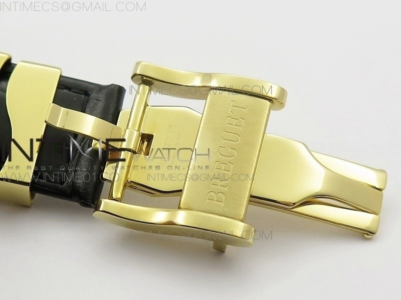BG 9087BB Moonphase YG 1:1 Best Edition White Dial Diamond Bezel on Black Leather Strap Cal.770