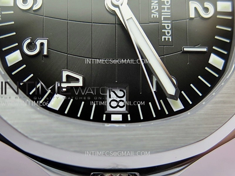Aquanaut 5167 SS DDF 1:1 Best Edition Black Dial On Orange Strap Super Clone DD330
