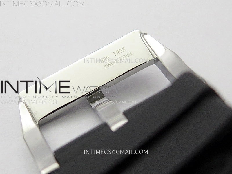 Aquatimer IW376803 SS APSF 1:1 Best Edition Black Dial on Black Rubber Strap A7750