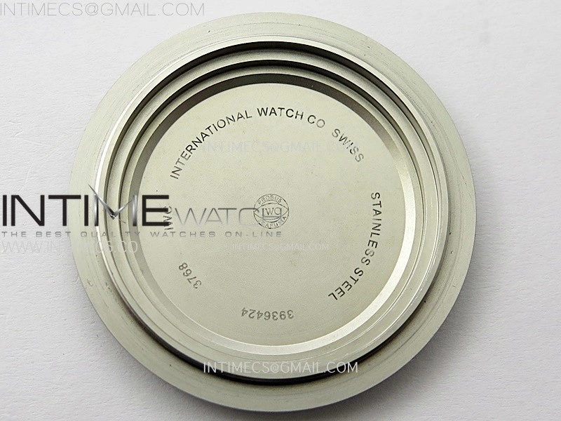 Aquatimer IW376803 SS APSF 1:1 Best Edition Black Dial on Black Rubber Strap A7750