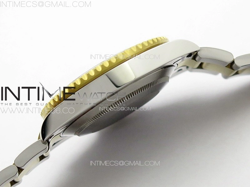 Submariner 116613LN 904L SS YG Case NTF 1:1 Best Edition Black Dial On 904L Bracelet SA3135