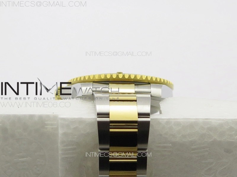 Submariner 116613LN 904L SS YG Case NTF 1:1 Best Edition Black Dial On 904L Bracelet SA3135