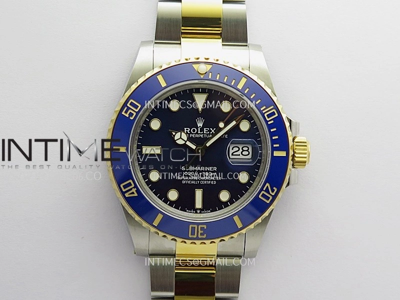Submariner 126613 LB Gain Weight V2 VSF 1:1 Best Edition Blue Dial On SS YG Bracelet DD3235