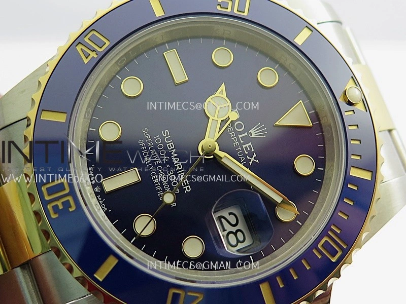 Submariner 126613 LB Gain Weight V2 VSF 1:1 Best Edition Blue Dial On SS YG Bracelet DD3235