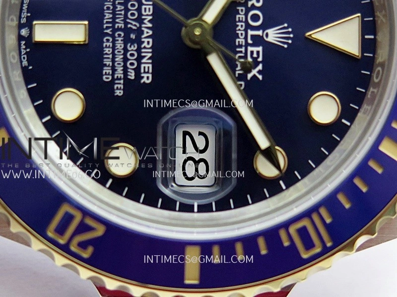 Submariner 126613 LB Gain Weight V2 VSF 1:1 Best Edition Blue Dial On SS YG Bracelet DD3235