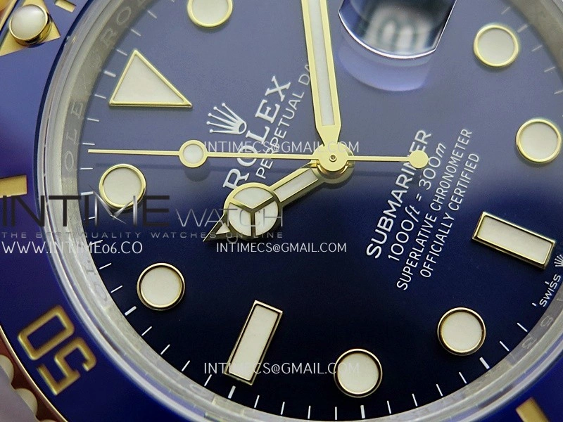 Submariner 126613 LB Gain Weight V2 VSF 1:1 Best Edition Blue Dial On SS YG Bracelet DD3235