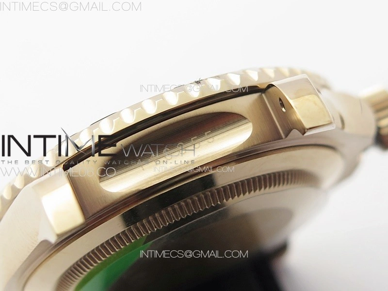 Yacht-Master 126655 3EF 1:1 Best Edition 3D Black Ceramic Bezel on Black Rubber Strap VR3235