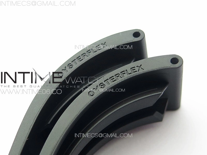 Yacht-Master 126655 3EF 1:1 Best Edition 3D Black Ceramic Bezel on Black Rubber Strap VR3235