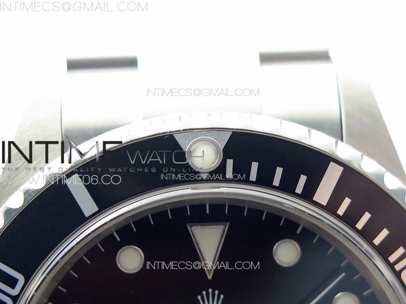 Submariner 16610 LN Black No Rehaut 904L SS RAF1:1 Best Edition on 904L SS Bracelet SA3135