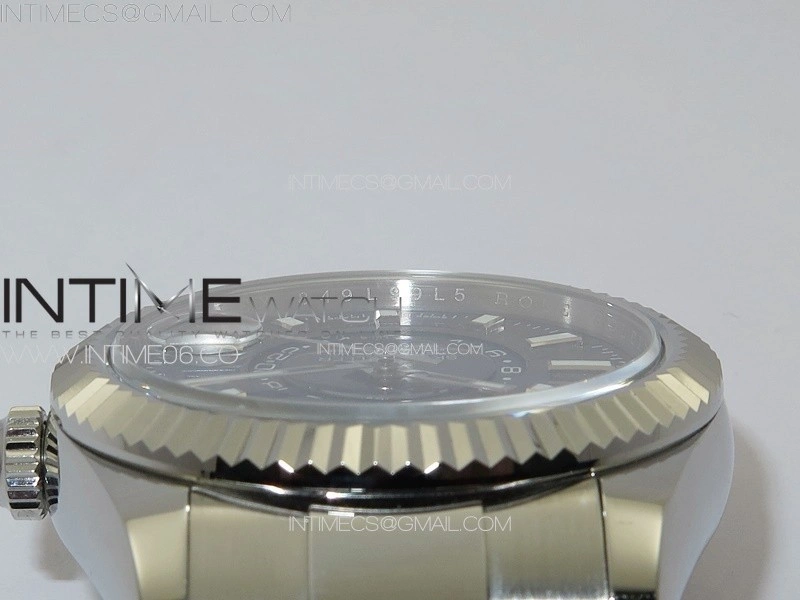 Sky-Dweller 326934 904L SS Noob 1:1 Best Edition Blue Dial on SS Bracelet Asian 23J to 9001