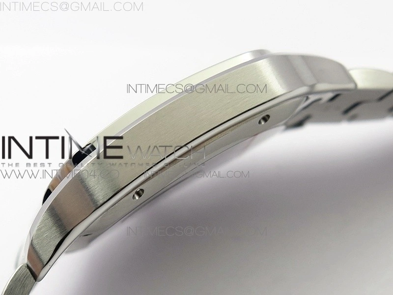 Santos de Cartier 40mm 2018 BVF 1:1 Best Edition White Dial on SS SmartLinks Bracelet MIYOTA 9015