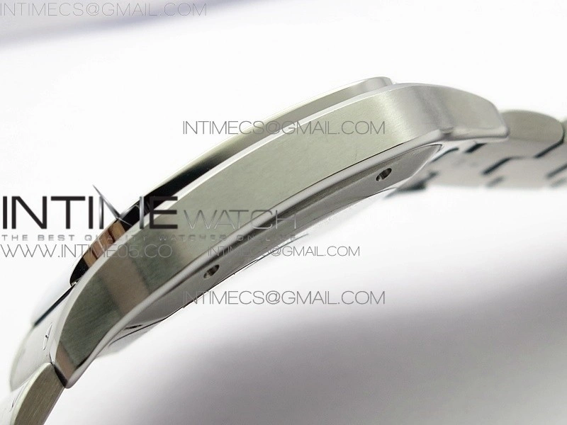 Santos de Cartier 40mm 2018 RXW 1:1 Best Edition White Dial on SS SmartLinks Bracelet MIYOTA 9015