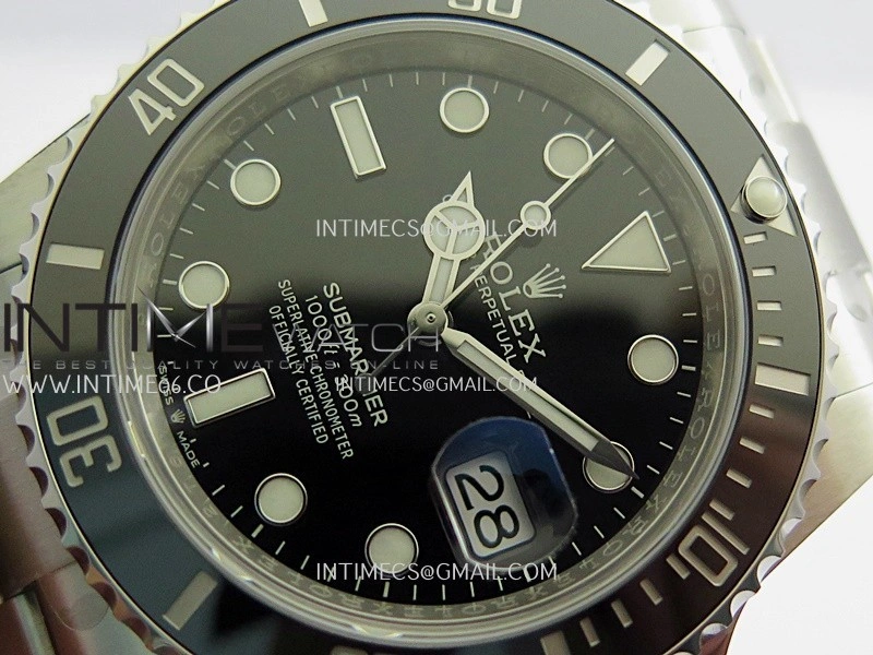 Submariner 41mm 126610LN 904L SS VF 1:1 Best Edition Black Dial On 904L SS Bracelet DD3235