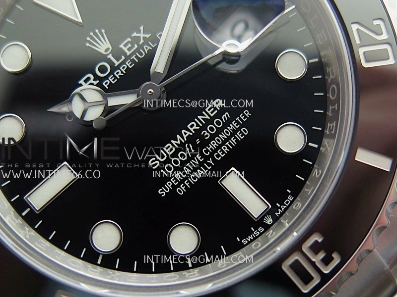 Submariner 41mm 126610LN 904L SS VF 1:1 Best Edition Black Dial On 904L SS Bracelet DD3235