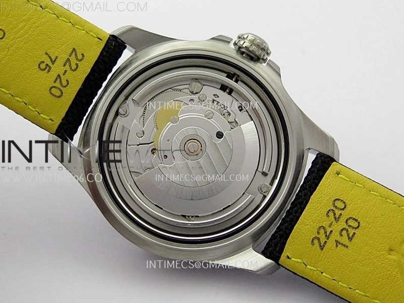 Avenger Chronometer 42mm SS BLSF 1:1 Best Edition Black Dial On Black Nylon Strap A2824