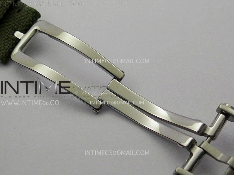 Avenger Chronometer 42mm SS BLSF 1:1 Best Edition Green Dial On Green Nylon Strap A2824