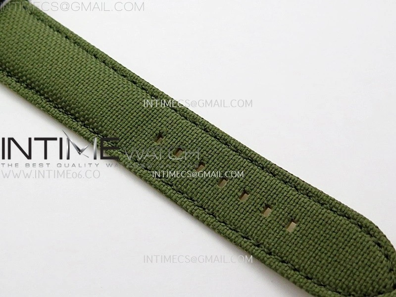 Avenger Chronometer 42mm SS BLSF 1:1 Best Edition Green Dial On Green Nylon Strap A2824