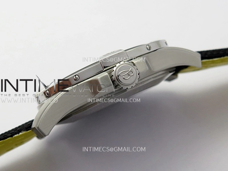 Avenger Chronometer 45mm SS B50F 1:1 Best Edition Black Dial On Black Nylon Strap A2824