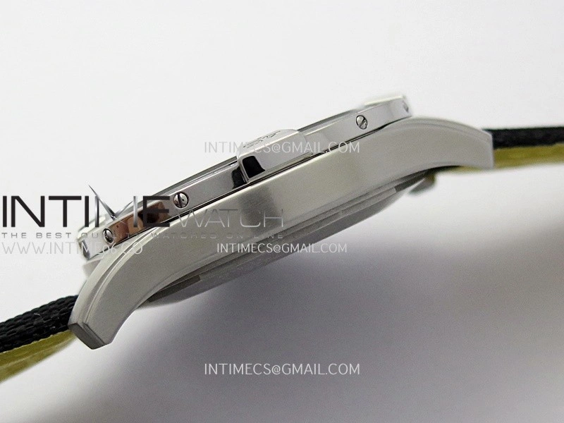 Avenger Chronometer 45mm SS B50F 1:1 Best Edition Black Dial On Black Nylon Strap A2824